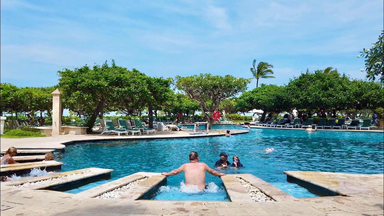 Grand Hyatt Hotel Nusa Dua Bali: Pools, Beachfront and Kids Club [4K]