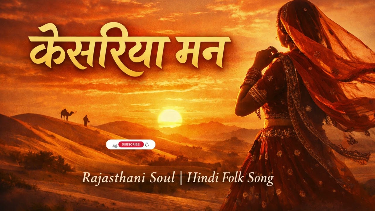 KESARIYA MAN | New Rajasthani Folk Song 2026 | Soulful Marwadi Fusion