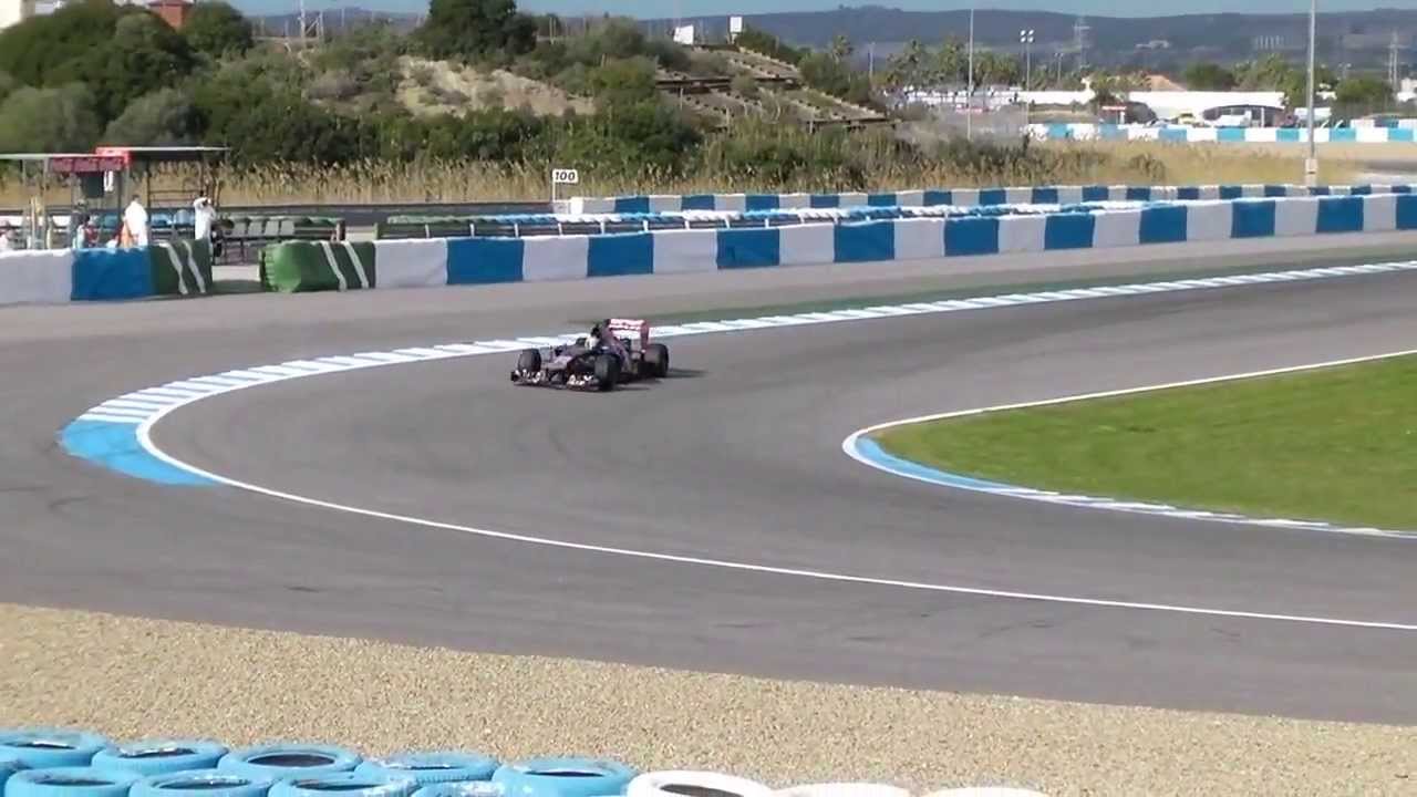 F1 2014 Jerez Testing Day 2 [HD] - speed and sound comparison of 2014 vs 2013