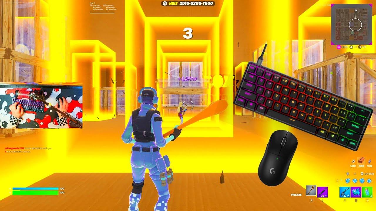⭐️Steelseries Apex Pro Mini ASMR Fortnite Chill 💤 Box Fight Zone Gameplay Smooth📦360HZ 4k⭐️