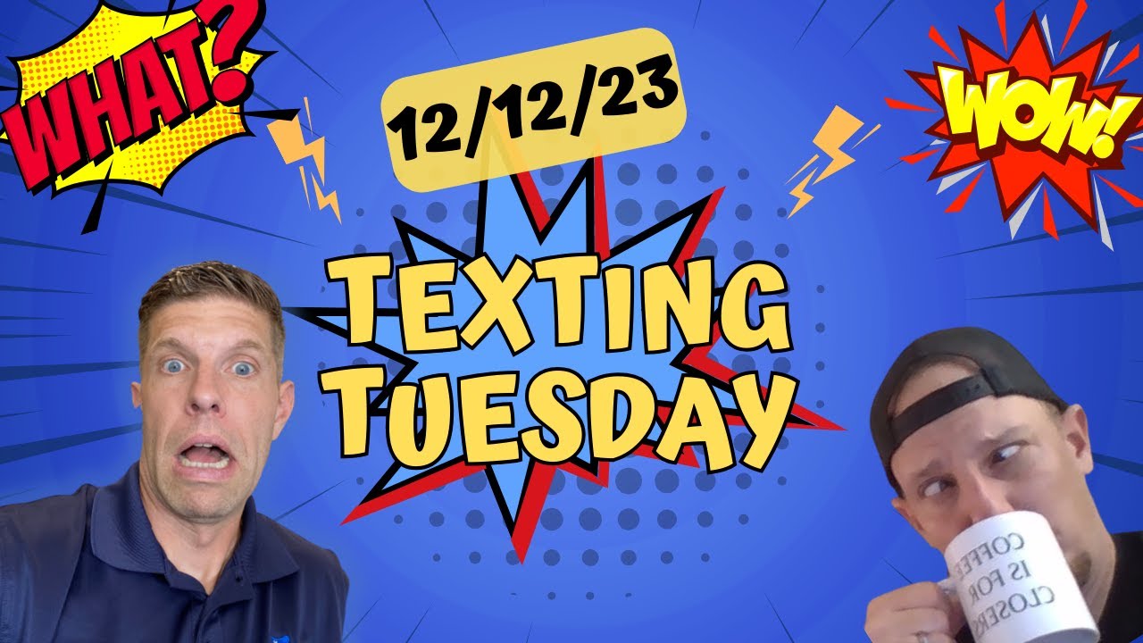 Quick Chat Text & Email Script (Texting Tuesday) | Wake Up Real Estate Show 12/12/23