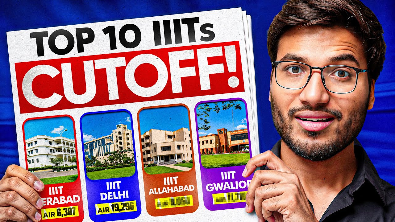 JEE 2026 : Top 10 IIITs CUTOFF (CSE-IT-ECE) | Category-Wise