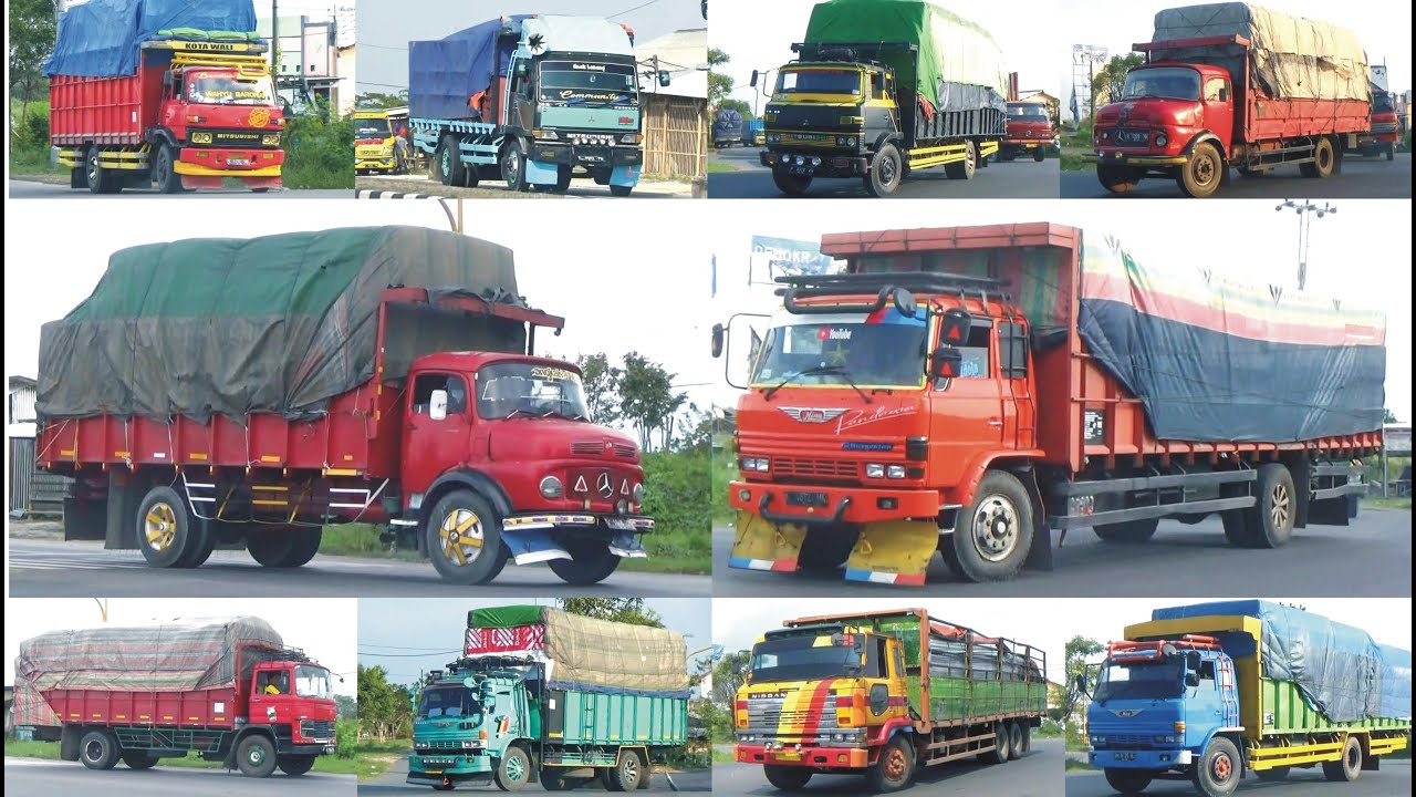 TRUK TUA, TUNJUKAN PESONAMU !!! FUSO GOPRAK GANJO, MERCY BAGONG TEPAK, NISSAN CONDOR, HINO RANGER