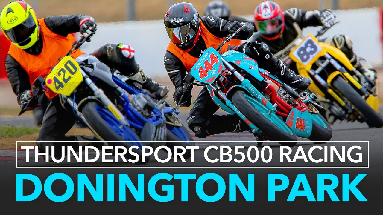Honda CB500 Racing🏁 at Donington Park Thundersport July 2022 Freshman & Seniors onboard
