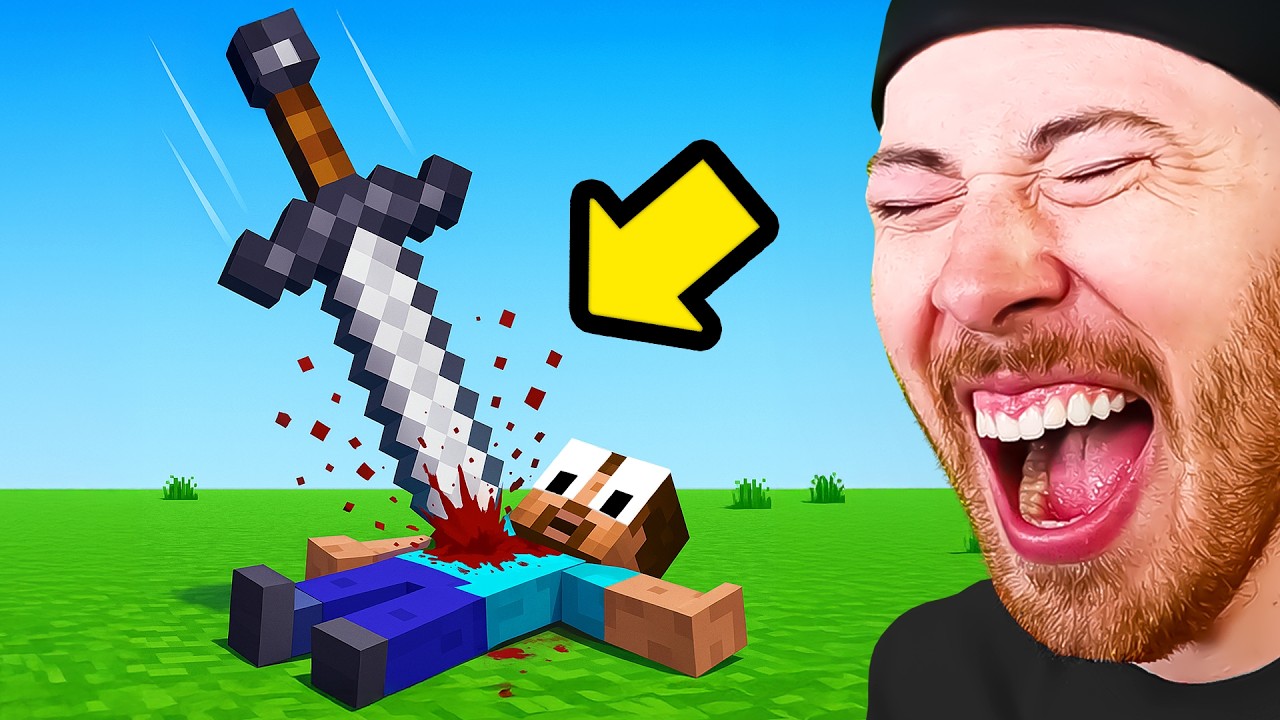 Minecraft Steve VS GOD SWORD! Who Will WIN?!
