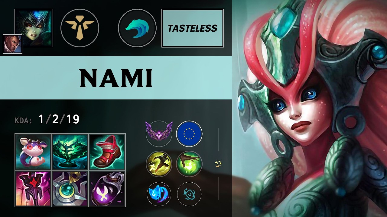 (LUP TasteLess) Nami Support vs Bard - EUW Master Patch 26.13
