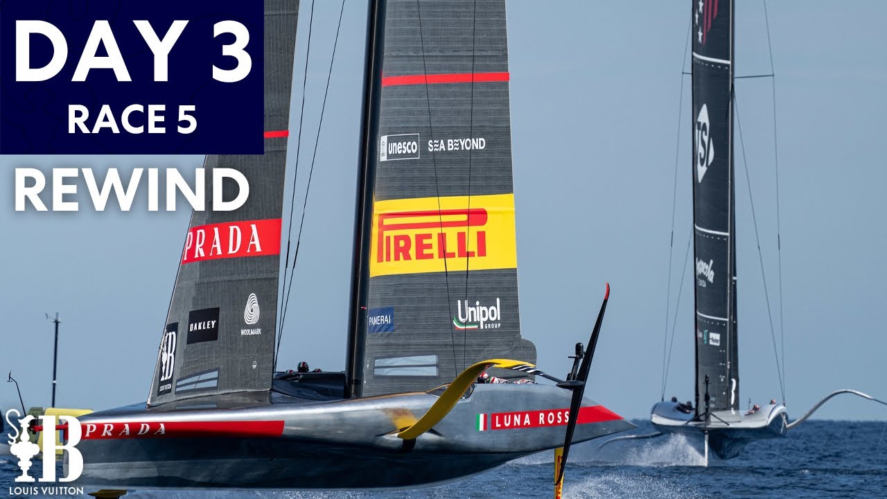 Too Close! | Louis Vuitton Cup Semi Final Day 3 | 37th America's Cup Highlights Rewind
