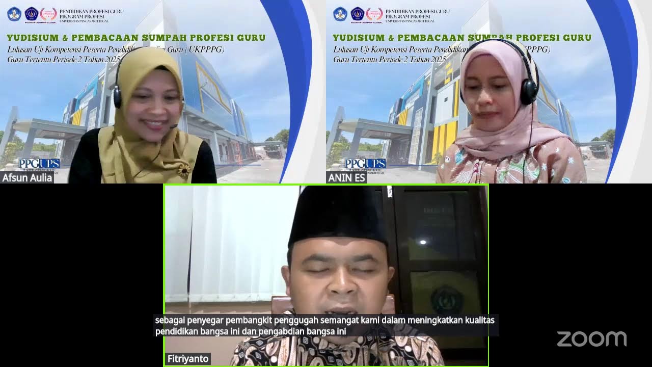 Yudisium Lulusan UKPPPG Guter Periode 2 Sesi 1