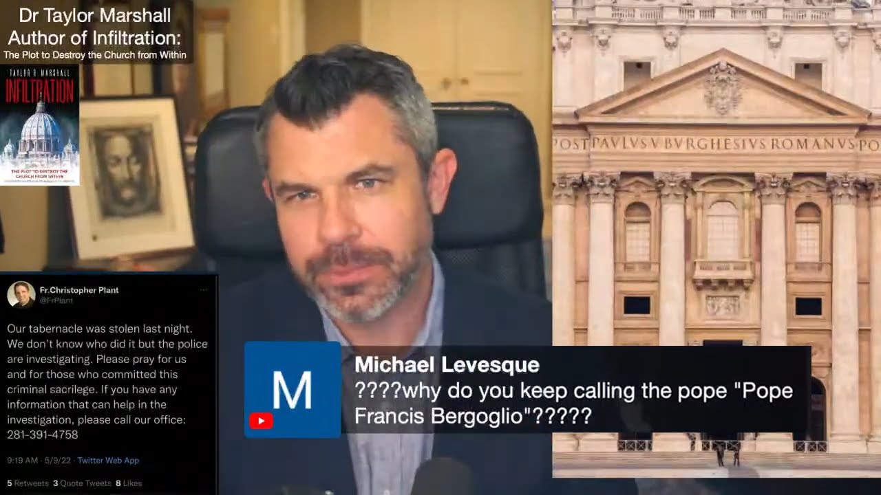 Why do you keep calling the Pope 