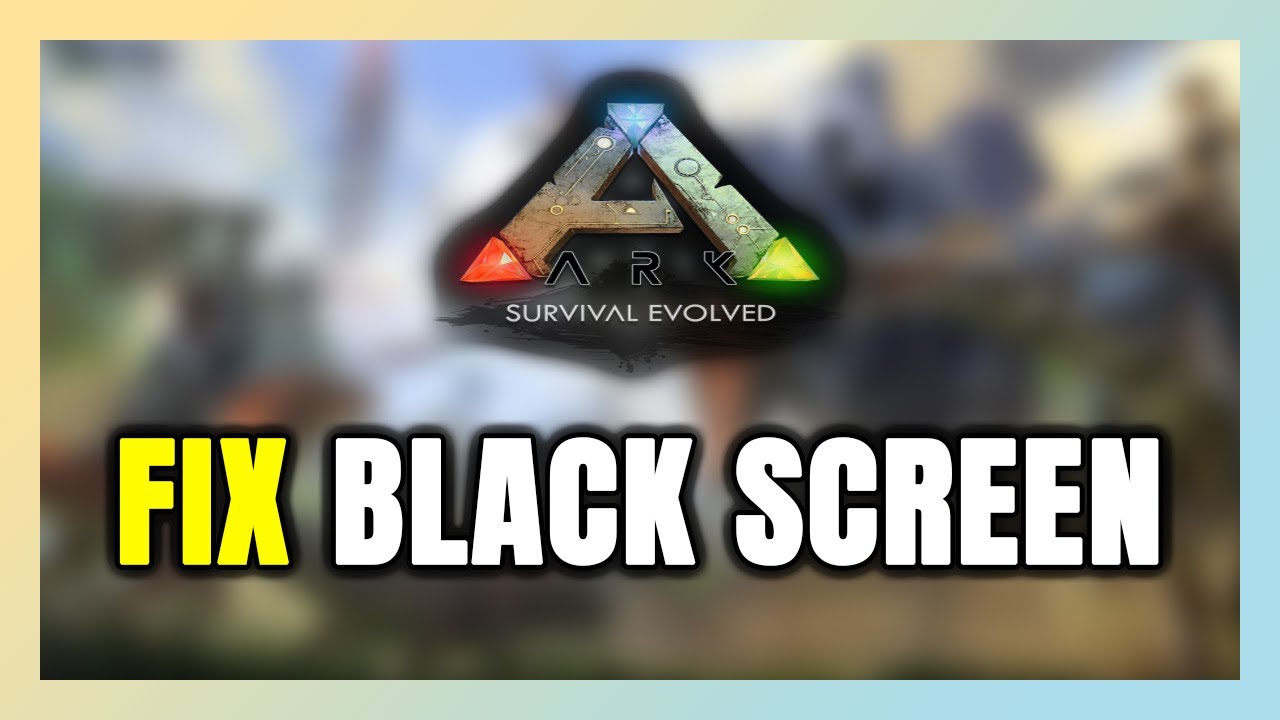 Как исправить проблему с чёрным экраном в ARK: Survival Evolved!