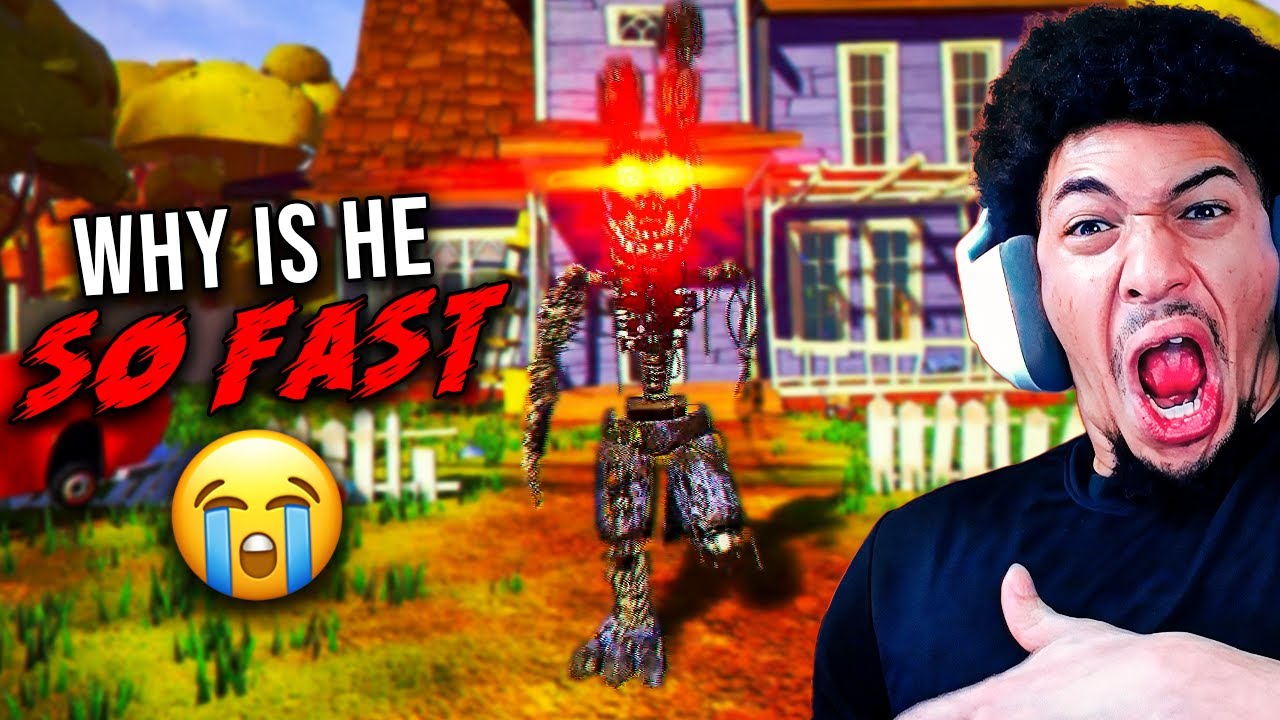 ОГНЕННЫЙ БОННИ ТЕПЕРЬ БЕЗ СОМНЕНИЙ САМЫЙ БЫСТРЫЙ АНИМАТРОНИК В ПРИВЕТ СОСЕДЕ!