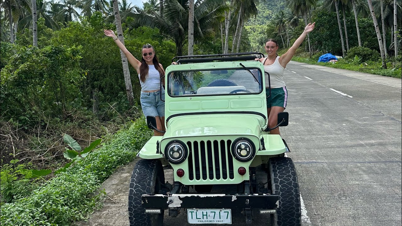 We hired a JEEP and explored the island of Siargao!!! 🏝️ 