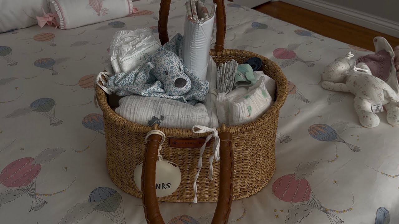 Updating my Diaper Caddy to make it more Boy-ish 💙👶🏻💙