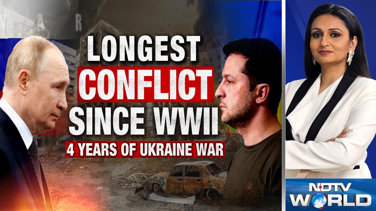 Russia-Ukraine War | Longest Conflict Since World War II, 4 Years Of Ukraine War
