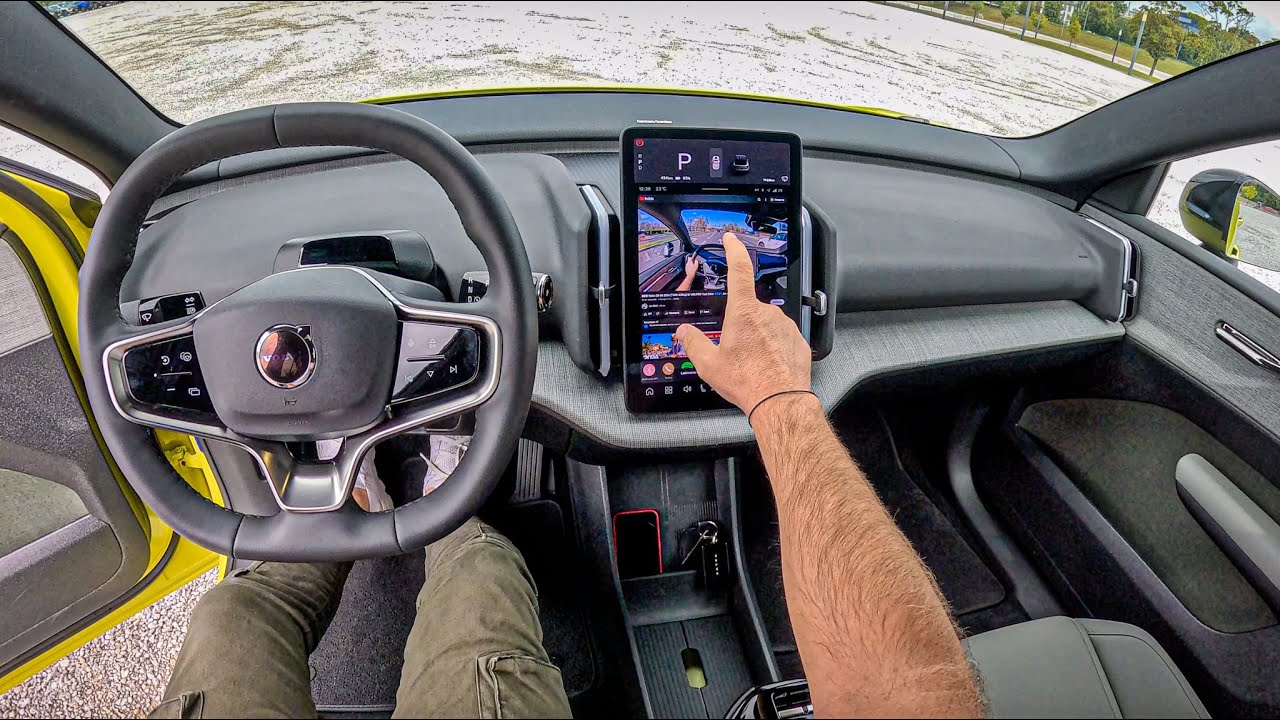 NEW Volvo EX-30 2024 [272 hp] |0-100| POV Test Drive #2150 Joe Black
