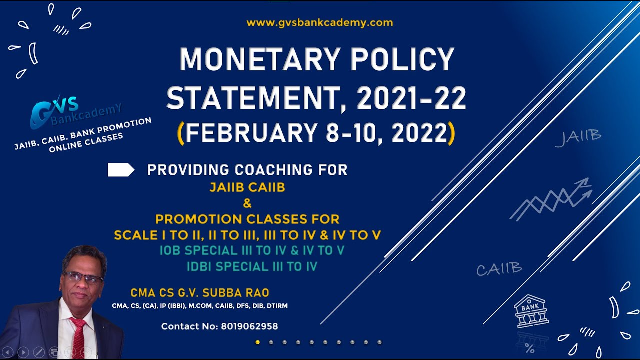 MONETARY POLICY STATEMENT, 2021-22 (FEBRUARY 8-10, 2022)