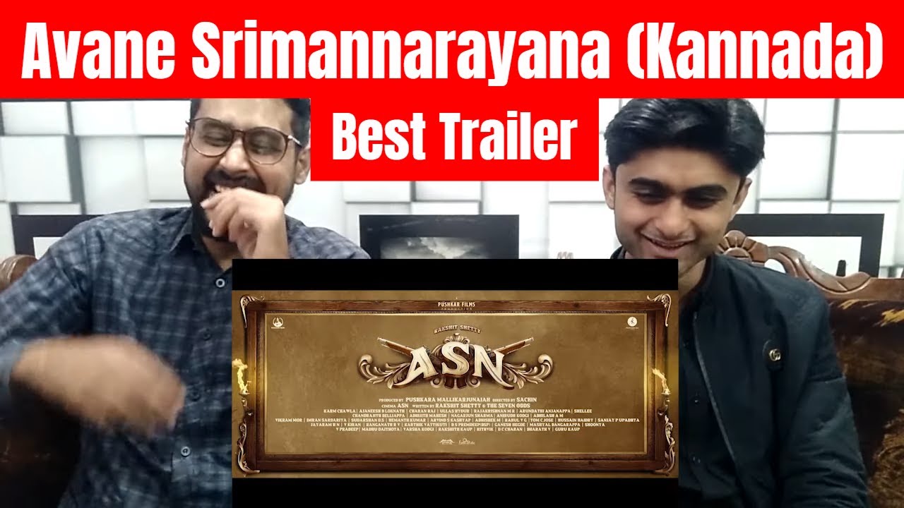 Pakistani Reaction To | Avane Srimannarayana (Kannada) - Official Trailer  | REACTION
