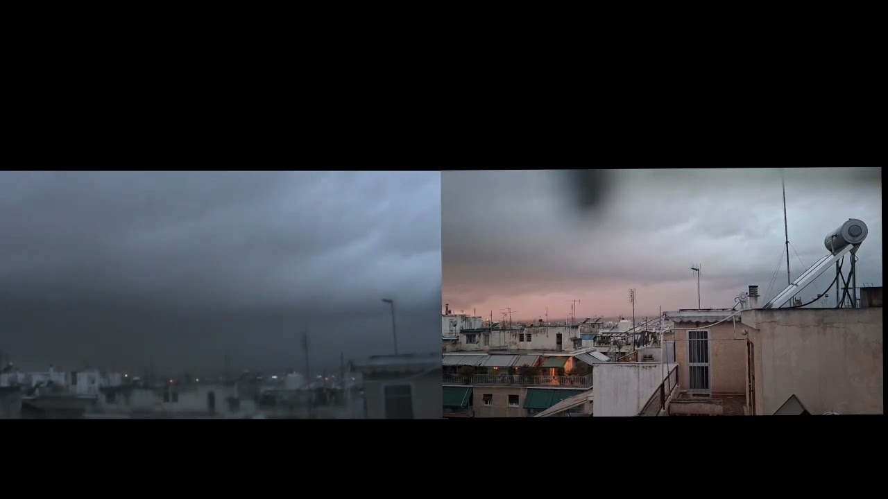 04 12 2025 STORM BYRON ,ATHENS  PART 1