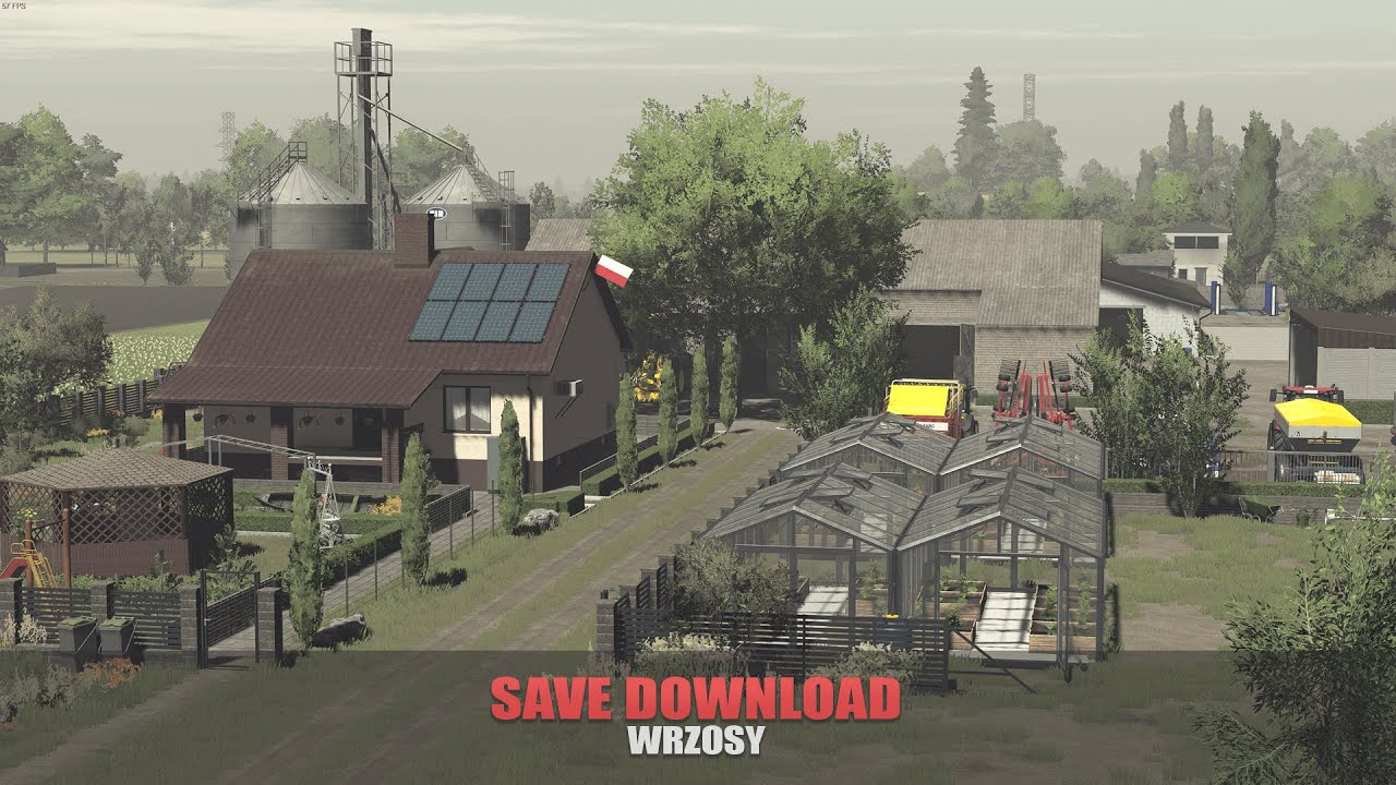 ✔SAVE DOWNLOAD😱|🤤ŚREDNIE POLSKIE GOSPODARSTWO😎🔥 MAP: WRZOSY🔥▶ FS22