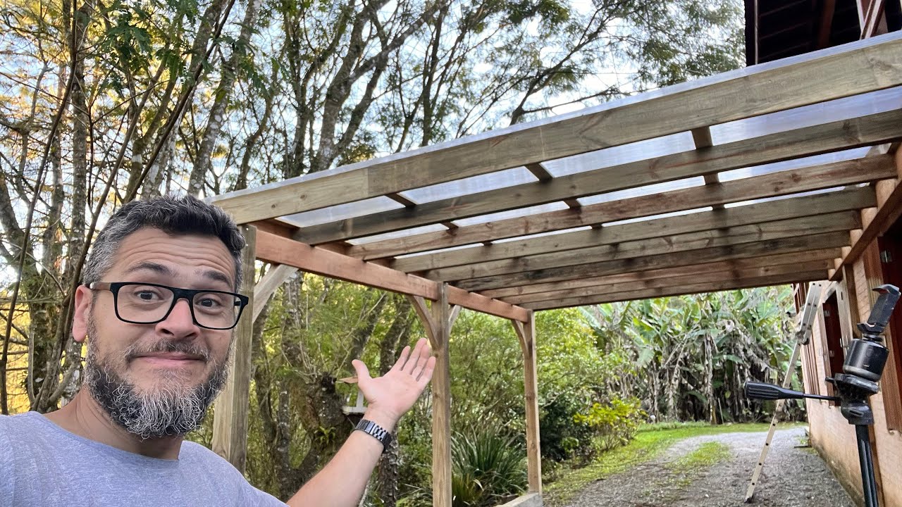 Eu Construí um PERGOLADO 6x4 com Policarbonato e Fiquei SURPRESO!