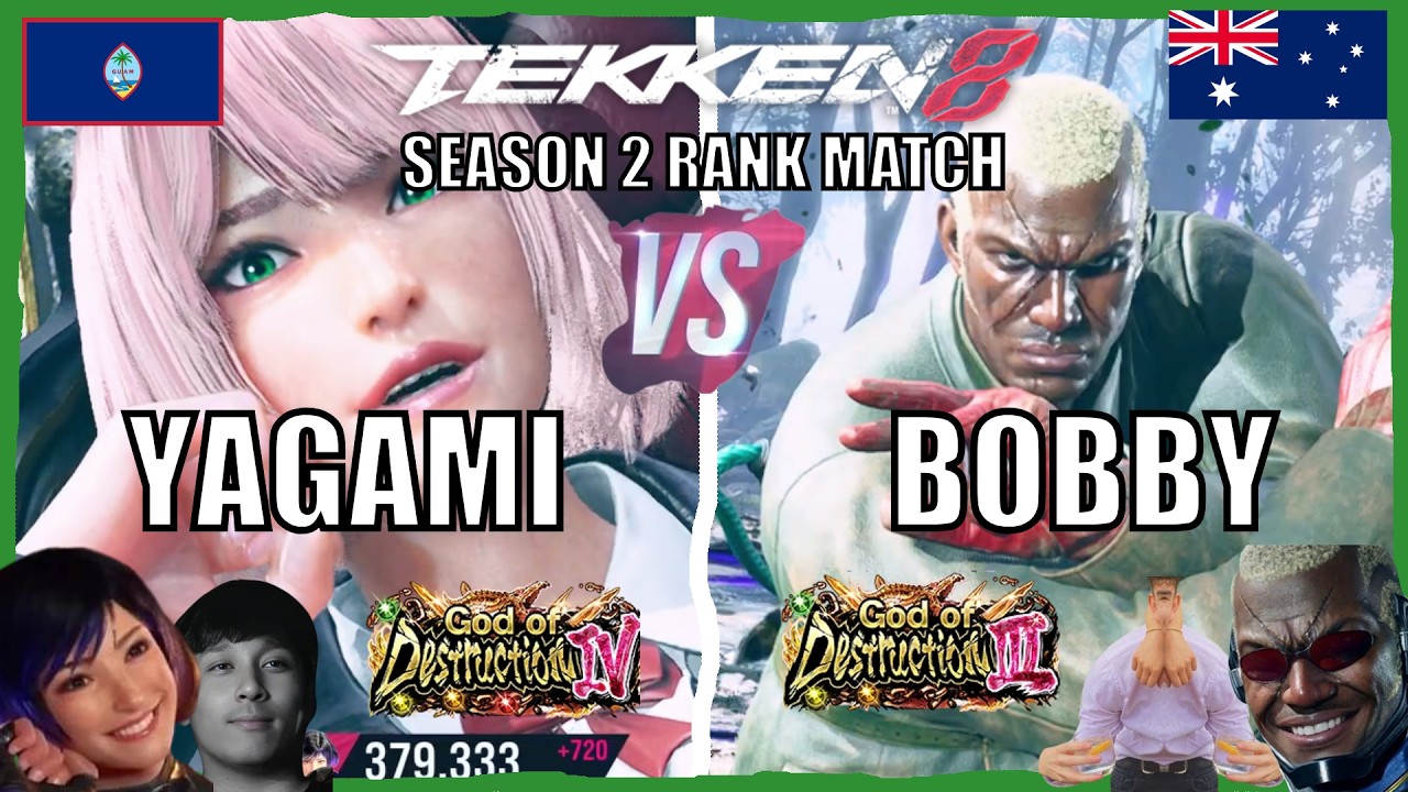 T8 🔥 YAGAMI (g00fy Reina) vs BOBBY (OCE Regional #2 Raven) 🔥 Tekken 8 PS5 Giveaway Gameplay