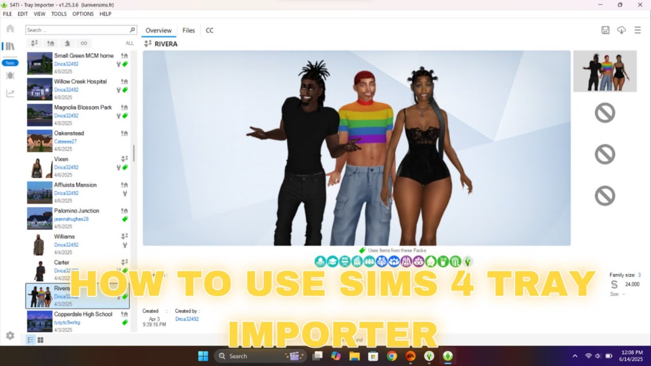 How to Export and Upload Sims Using Sims 4 Tray Importer + Google Drive