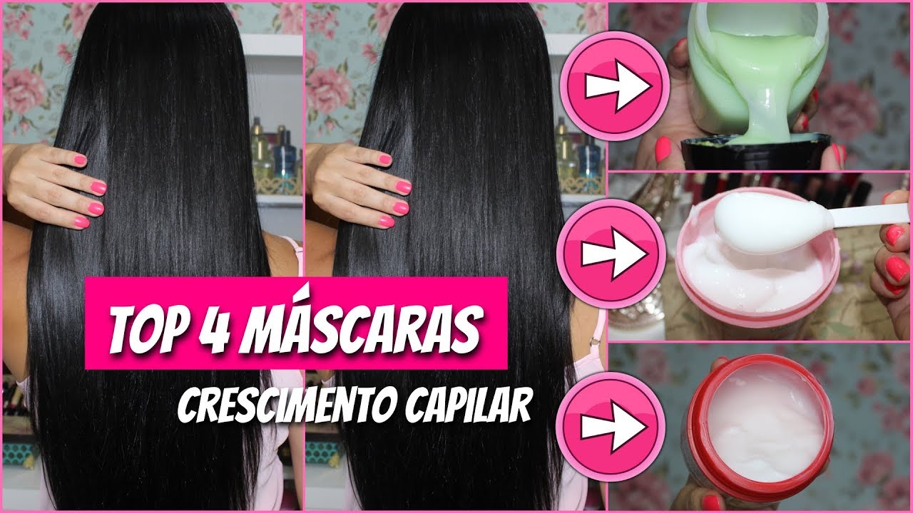 Top 4  Máscaras Para Crescimento Do Cabelo ( Pode Aplicar No Couro Cabeludo )