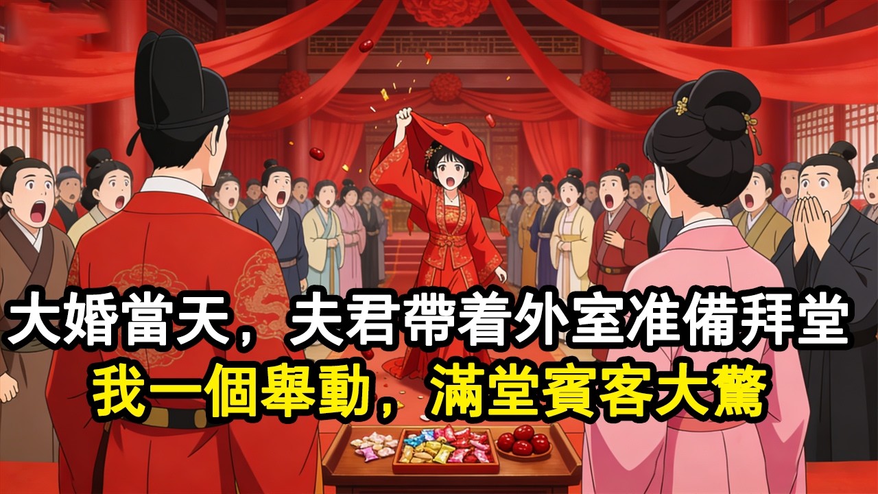 【古言故事】大婚當天，夫君帶著外室準備拜堂。我一個舉動，滿堂賓客大驚。#小說 #重生 #古言