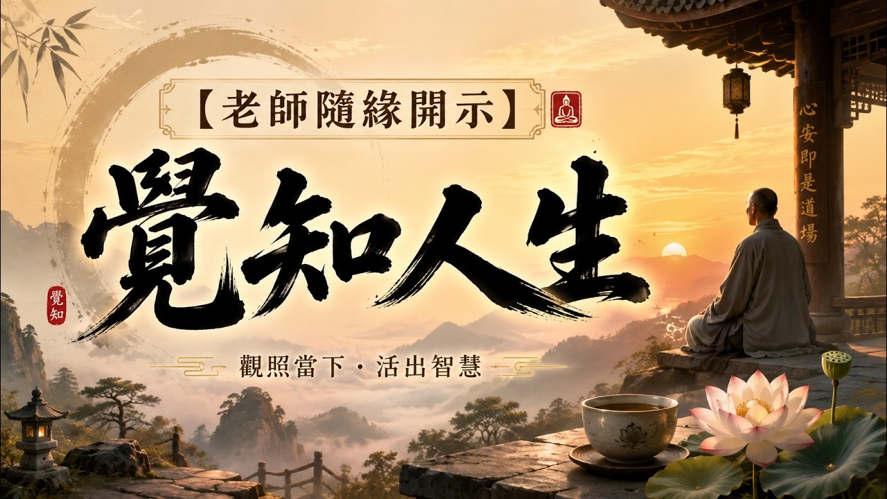 【隨緣開示】覺知人生 (中文字幕)