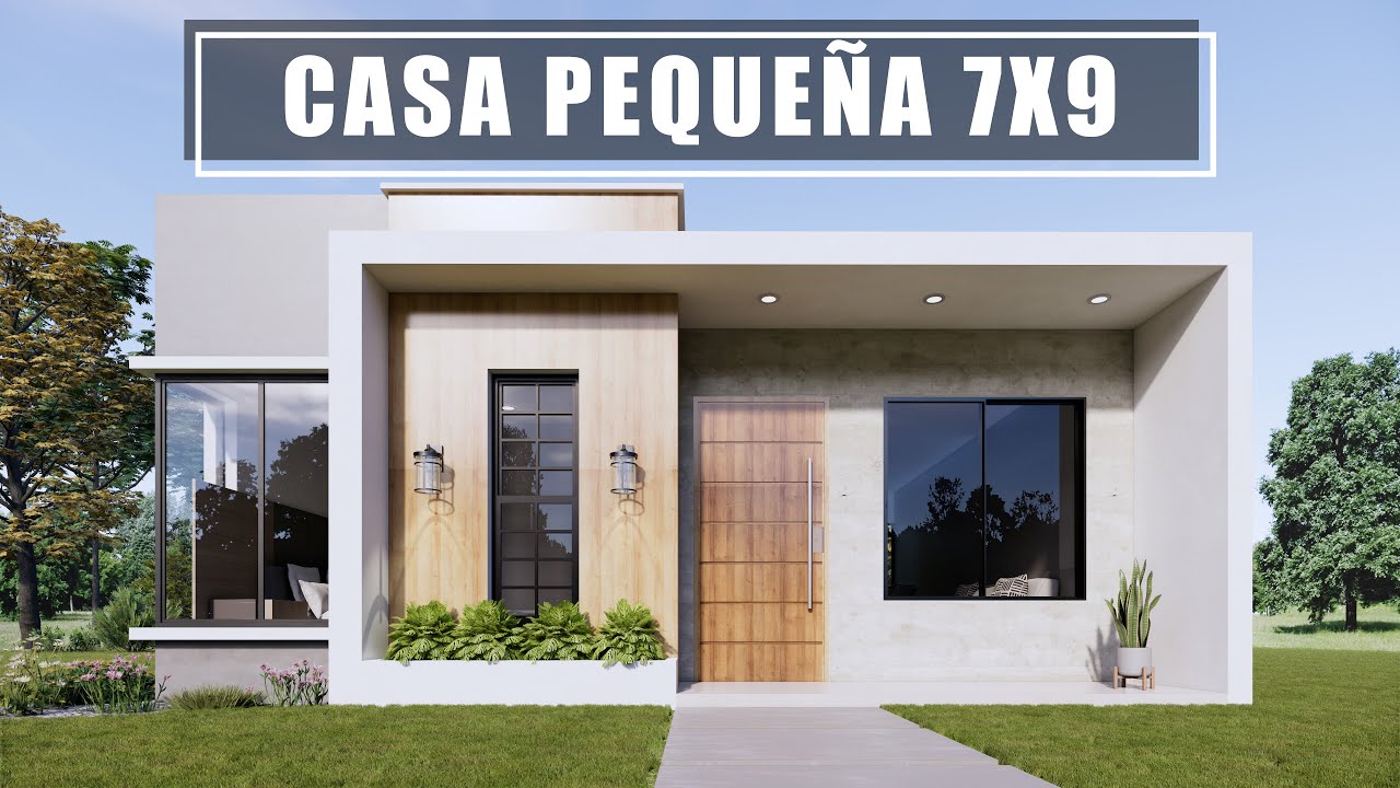 DESCUBRE la mejor CASA MODERNA de 7X9 con 2 DORMITORIOS