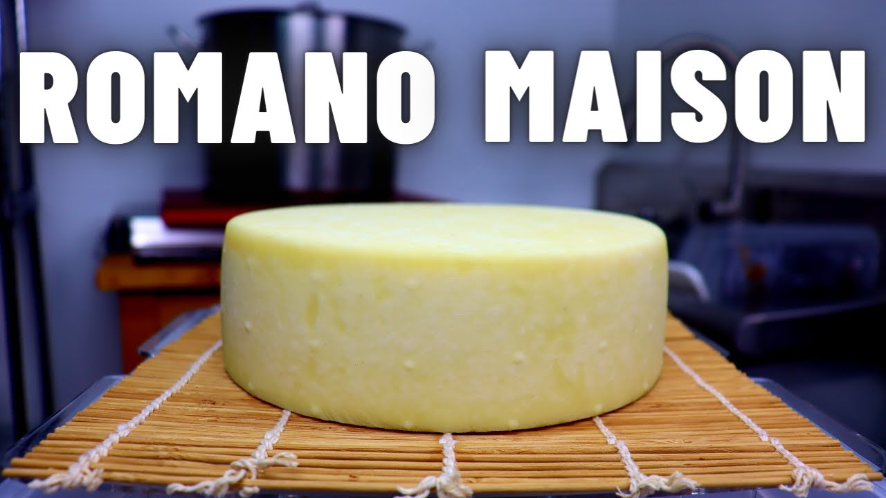 Comment faire le fromage ROMANO à la maison (Type pâte ferme à râper)