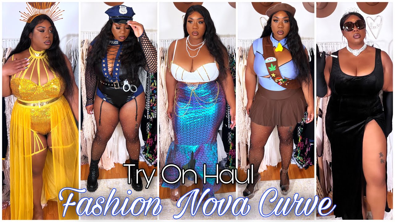 Plus Size & Curve Halloween Costume Haul PT 2 | Fashion Nova Curve
