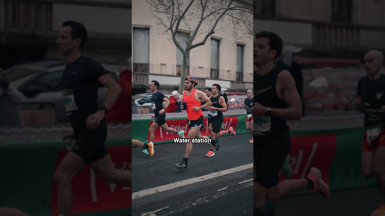 Water station | Paris Marathon