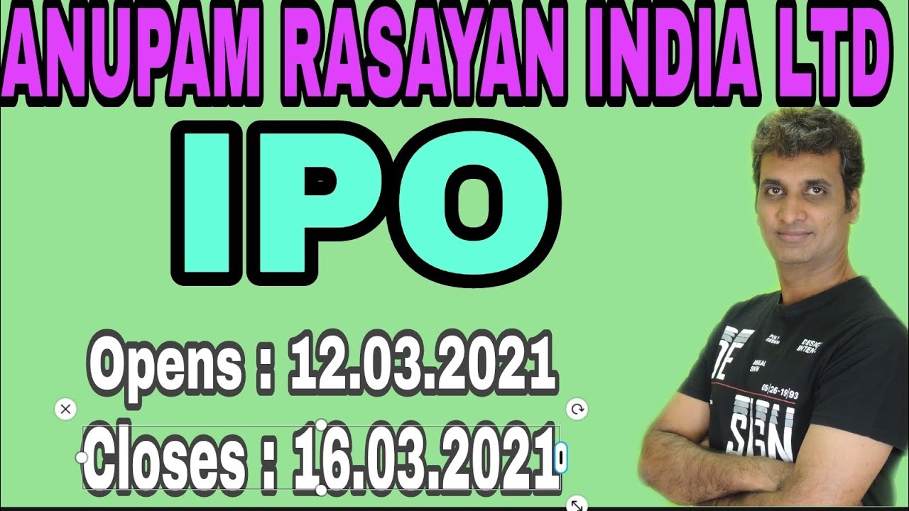 ANUPAM RASAYAN IPO - FULL DETAILS | TAMIL