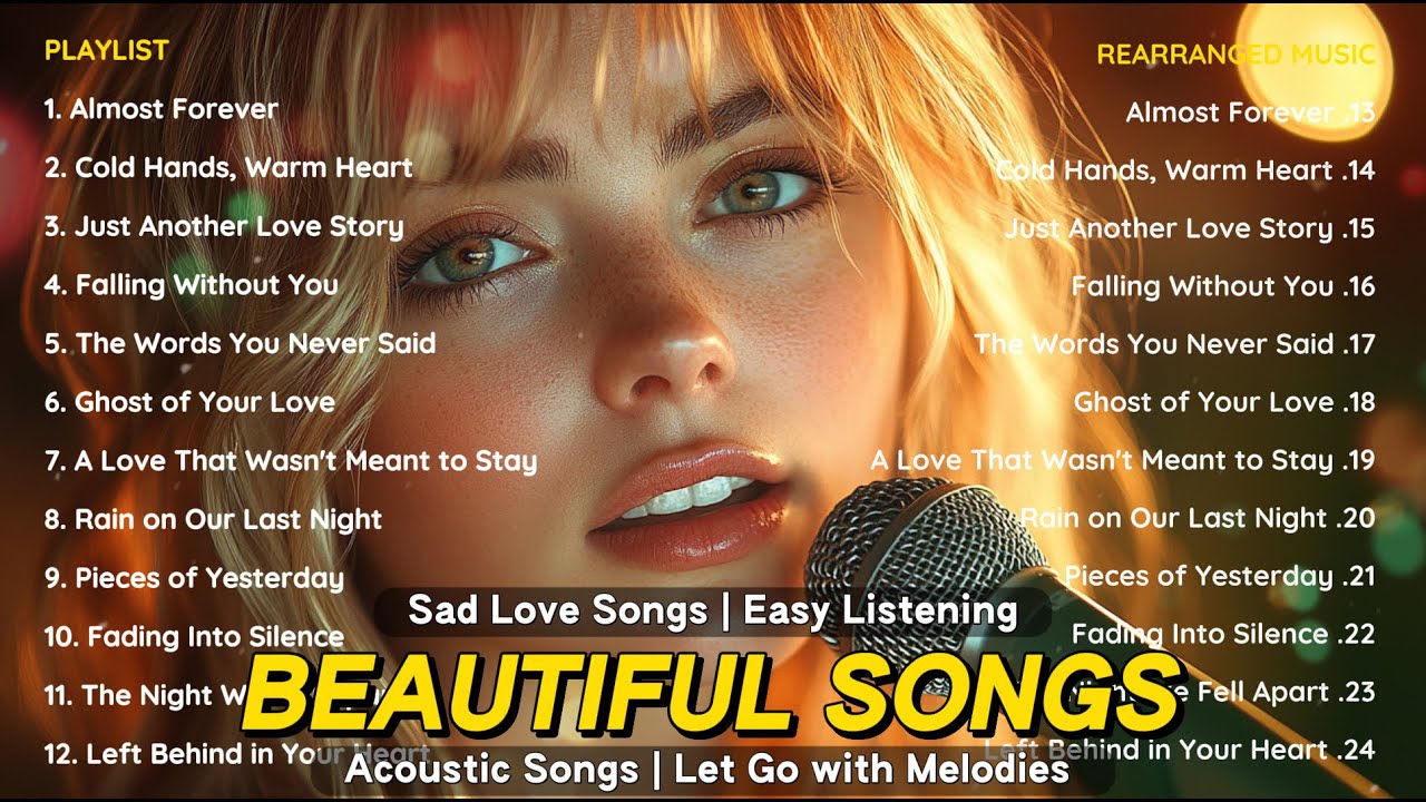 Beautiful Sad Love Songs Vol.8 –Emotional Acoustic | English Love Songs Playlist