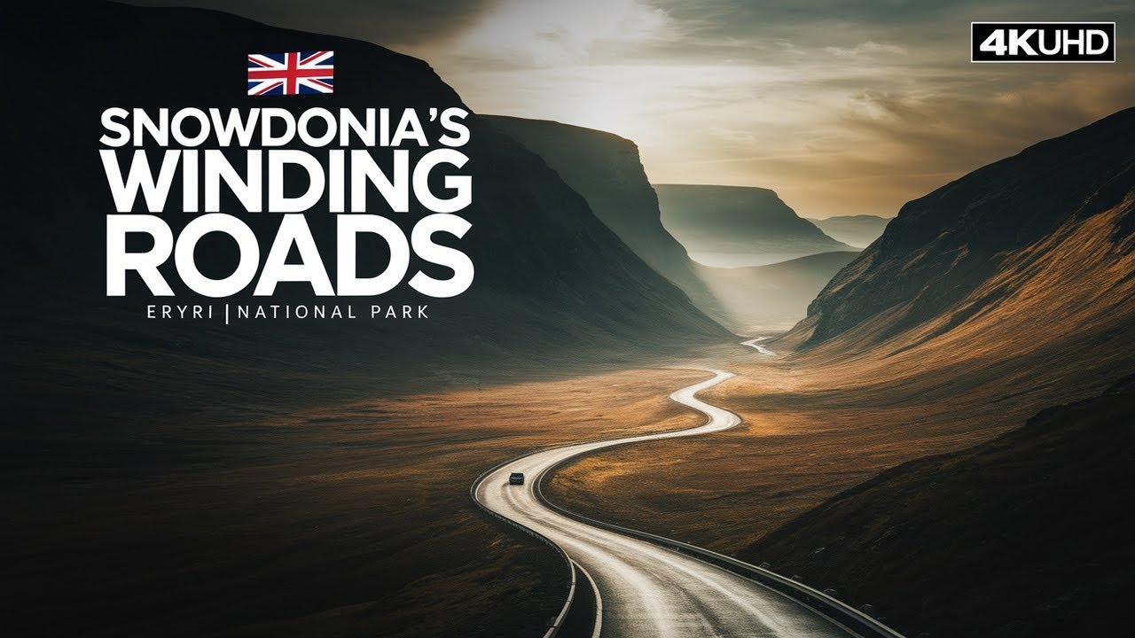 Eryri National Park (Snowdonia) - Stunning 4K Drone Flight | Wales Scenic Beauty + Relaxing Piano