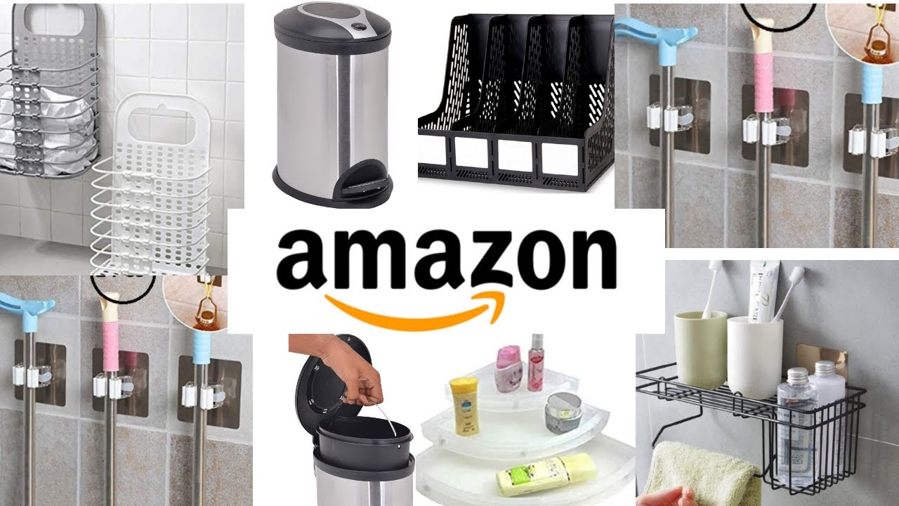 AMAZON BATHROOM ORGANISERS || NO DRILL ||vnusway||