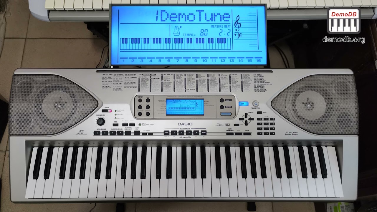 CASIO CTK-900 All Demo Songs