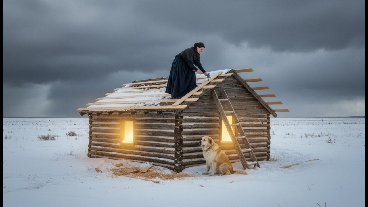 She Had 7 Days Before the Deadly Winter Hit — Built a Second Roof and Survived the Impossible