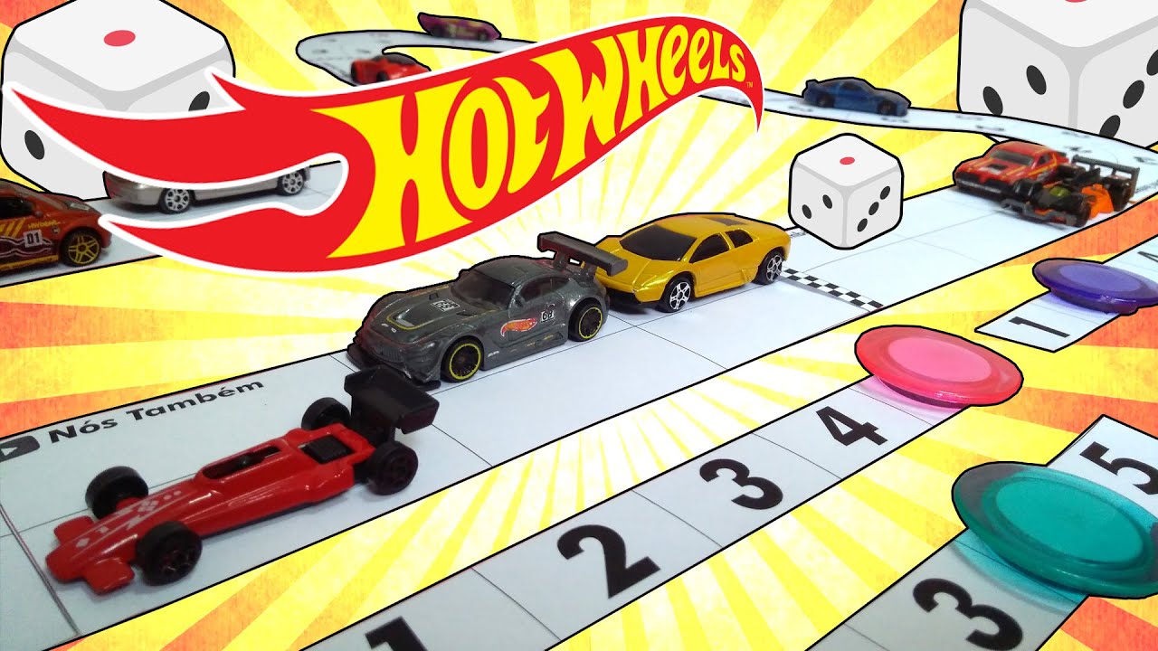 Como Fazer um JOGO de TABULEIRO HOT WHEELS - DIY Hot Wheels Board Game