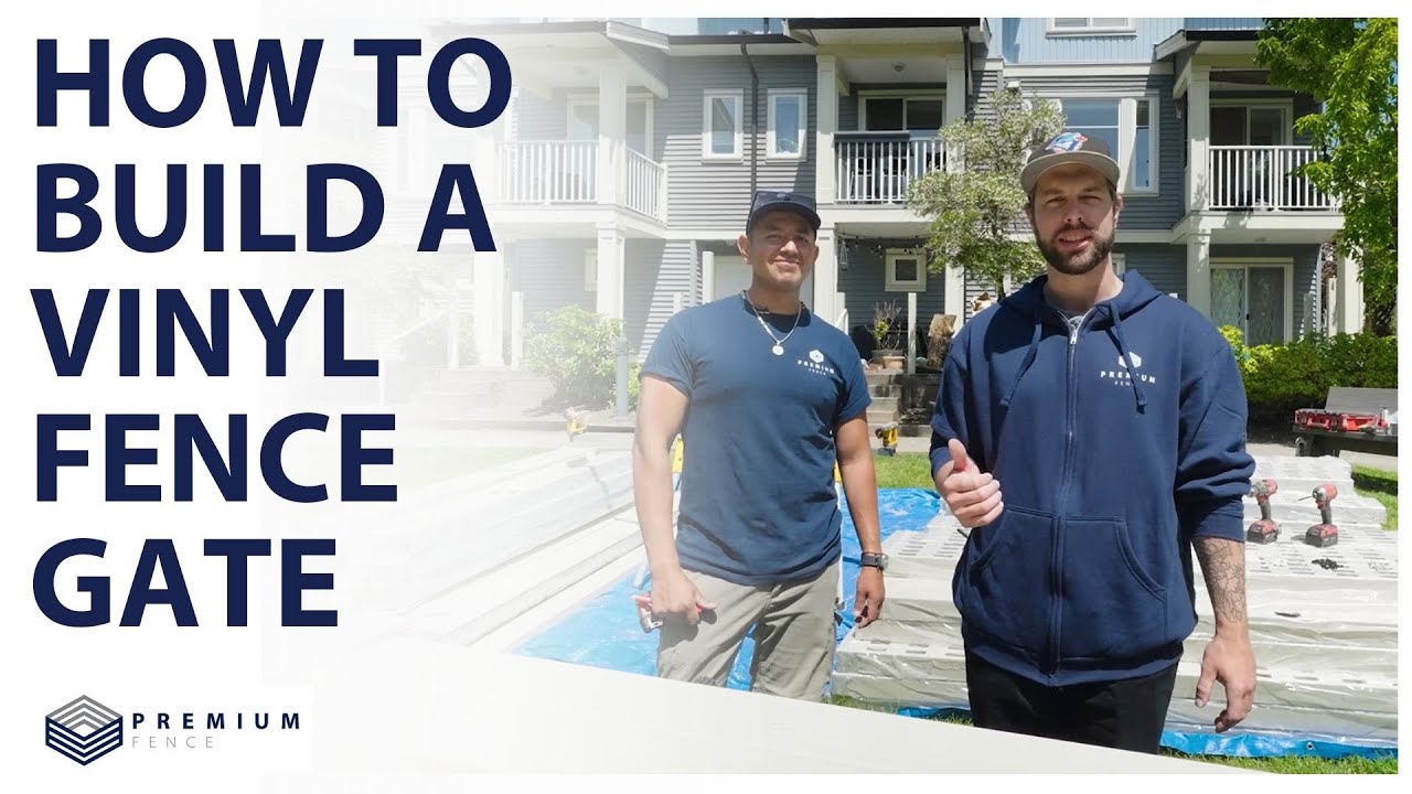 How To Build A Vinyl Fence Gate | DIY Vinyl Gate | Estateline™