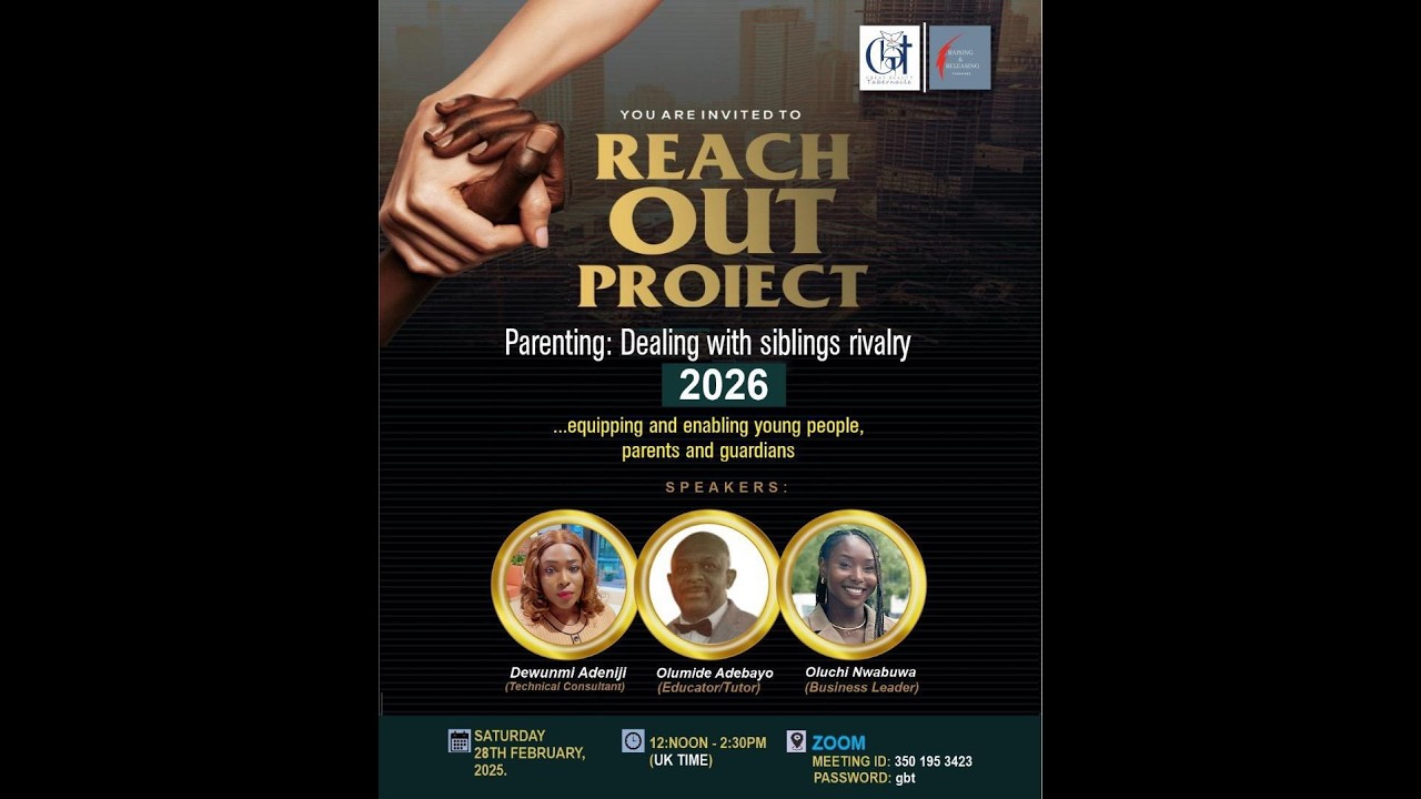 GBT Reach Out Project 2026 || Parenting: Dealing with siblings rivalry || 28.02.2026