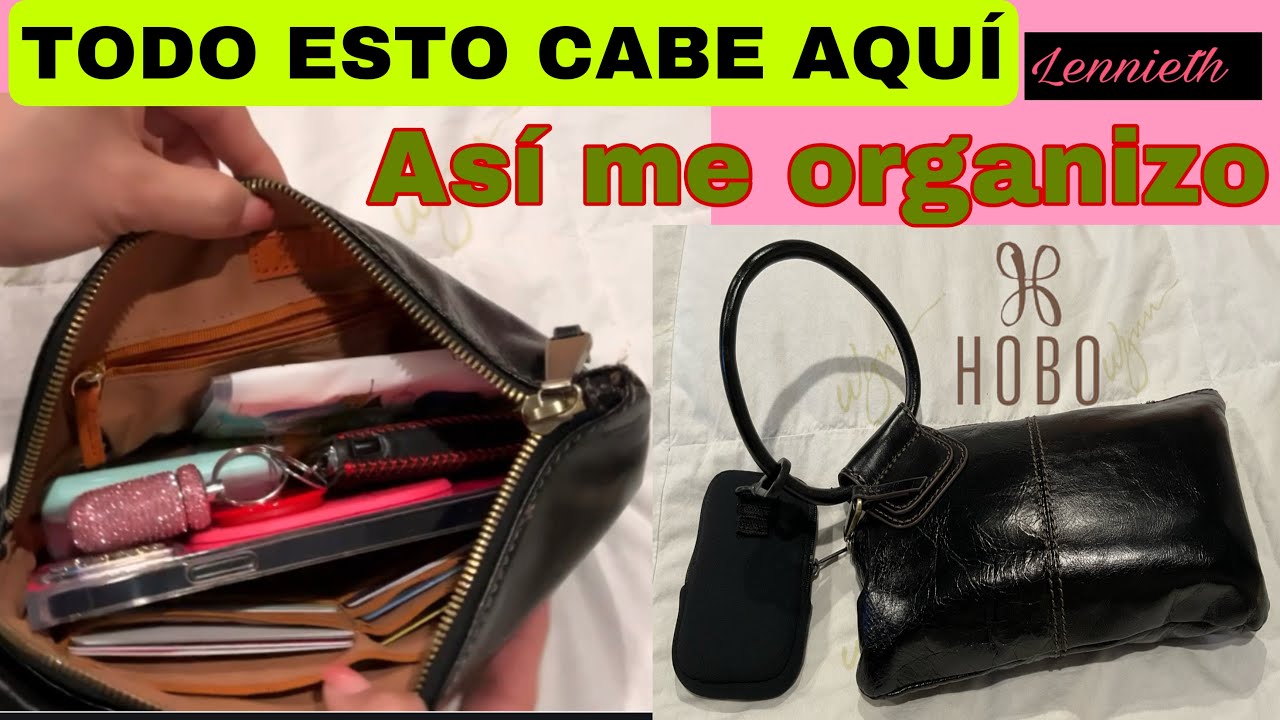 TODO esto llevo en mi CARTERA HOBO😱 te enseño cómo me organizo y cosas prácticas para llevar ‼️