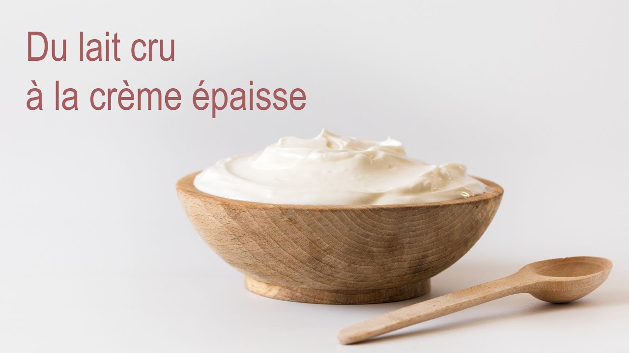Du lait à la crème épaisse et lait pasteurisé