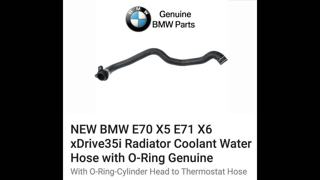 BMW X5 E70 Coolant Hose Replacement