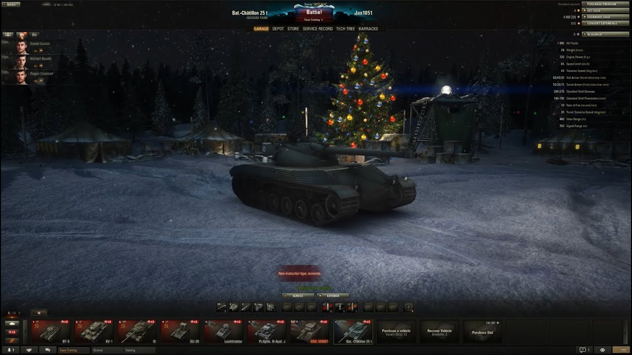 &laquo;WoT Classic&raquo; 0.8.2 New Christmas Hangars | New Maps | Old Vegetation | Bat chat 25t Gameplay