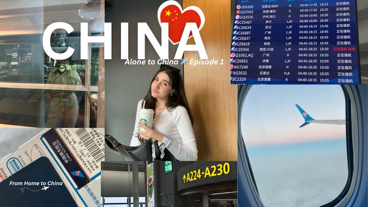 From Home to China 🇨🇳 | Solo Travel Episode 1 | Home → Urumqi → Guangzhou