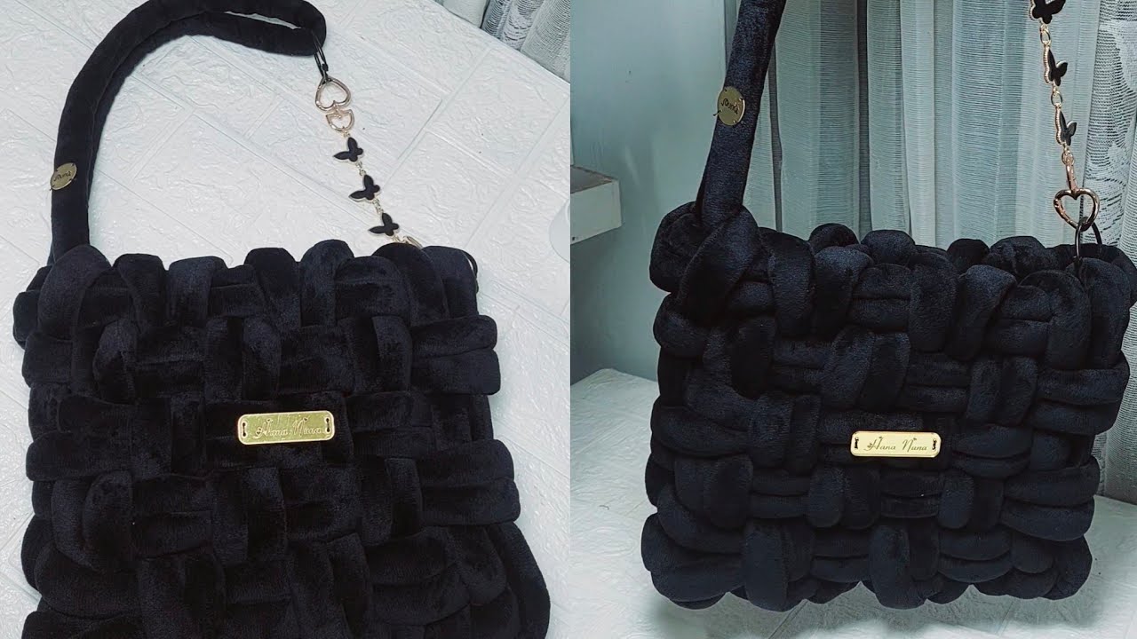 Tutorial Membuat Chunky Bag Model Anyam || DIY Cassette Chunky Bag