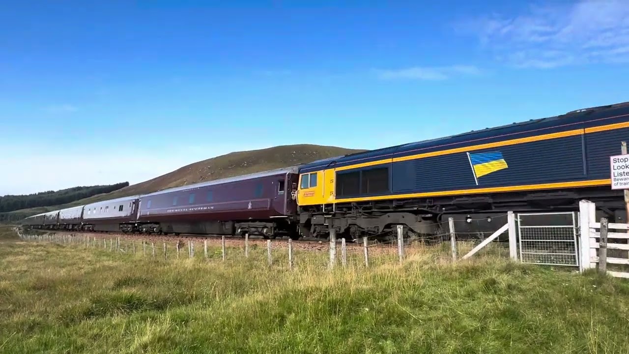 The Royal Scotsman passing though Achnasheen 3rd September 
