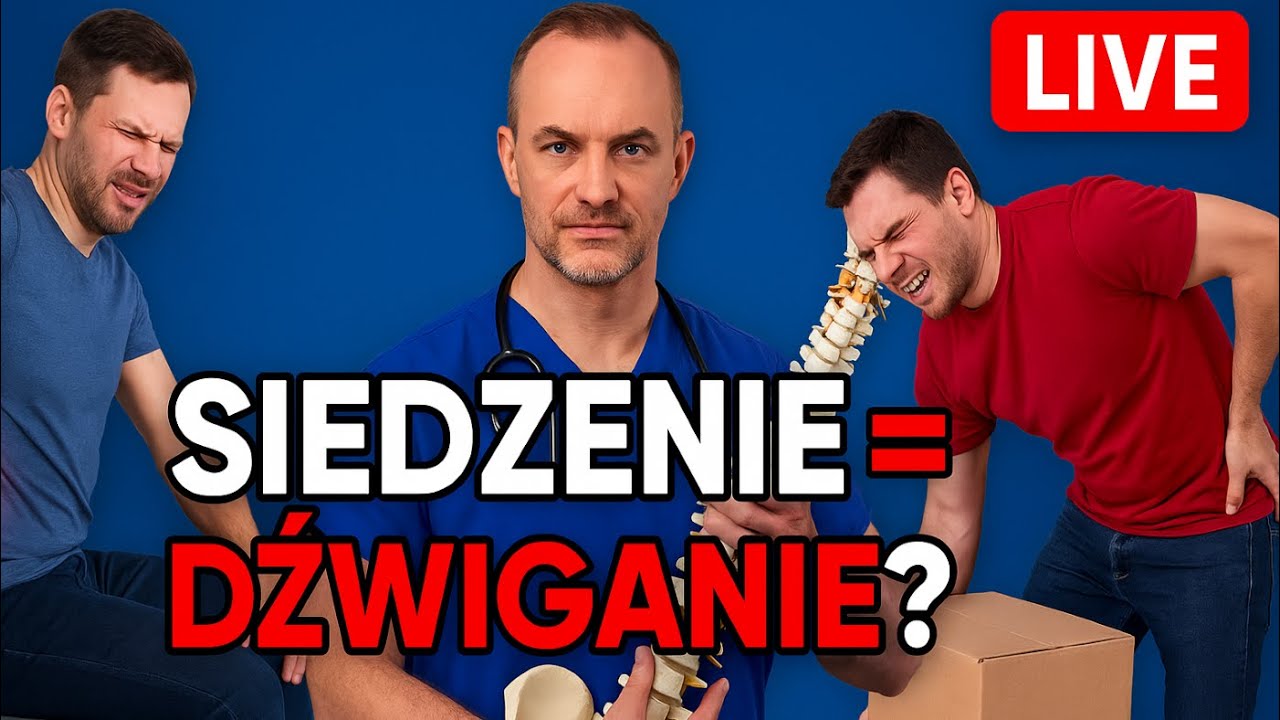 Co jest gorsze dla kręgosłupa - siedzenie, czy ciężka praca fizyczna?